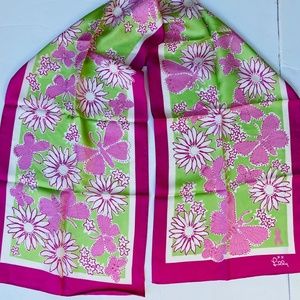 Lilly Pulitzer x Ford Breast Cancer Awareness Silk Scarf